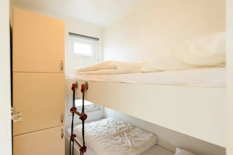 Chalet 1 slaapkamer stapelbed Strandcamping Duinoord