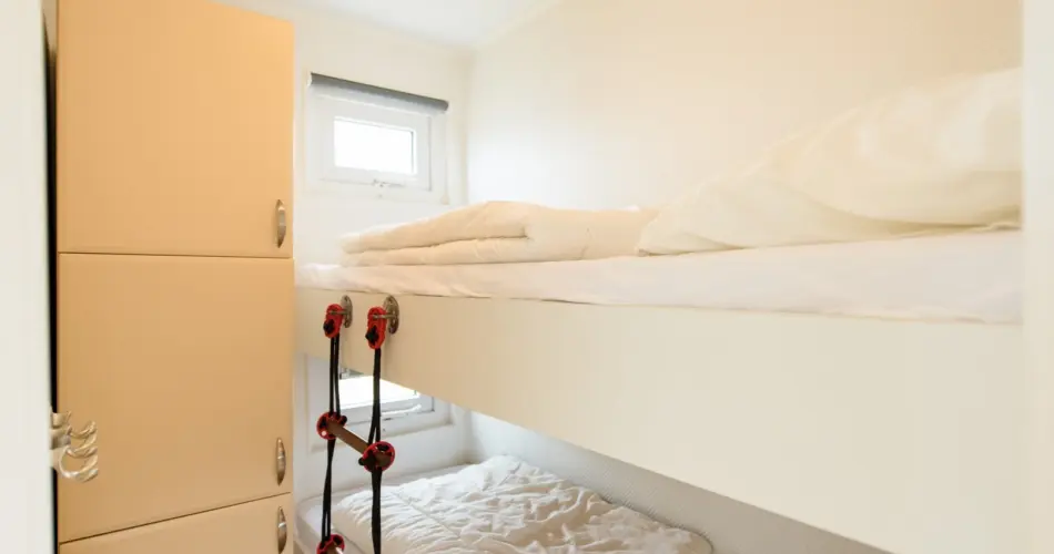 Chalet 1 slaapkamer stapelbed Strandcamping Duinoord