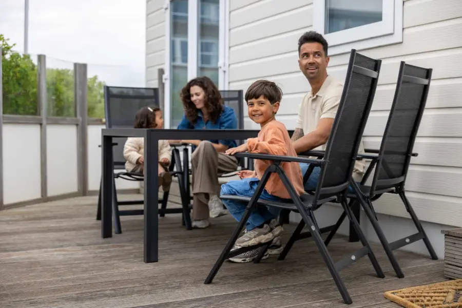Chalet duinoord terras gezin