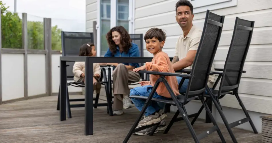 Chalet duinoord terras gezin