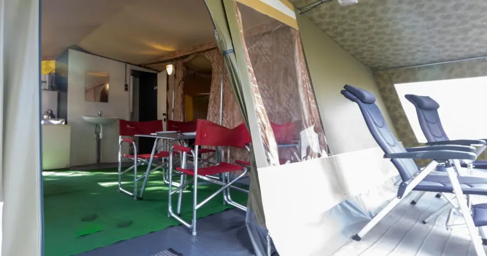 Glamlodge ingang duinoord ameland