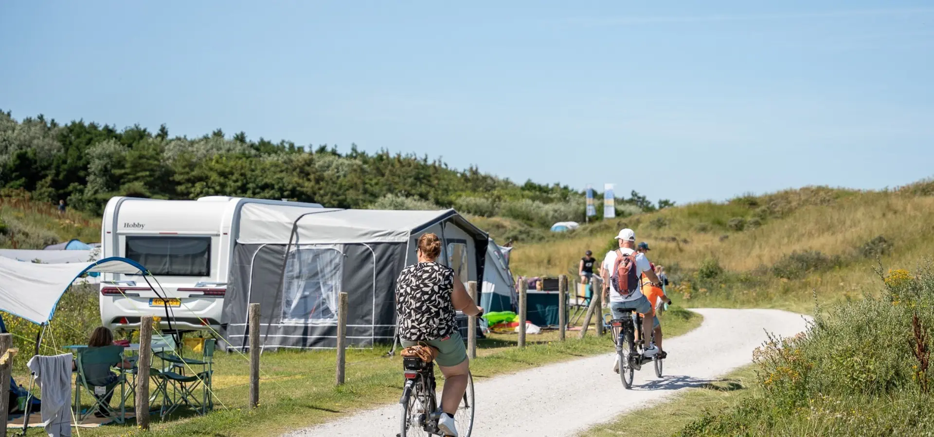 Fietsen camping Duinoord Ameland