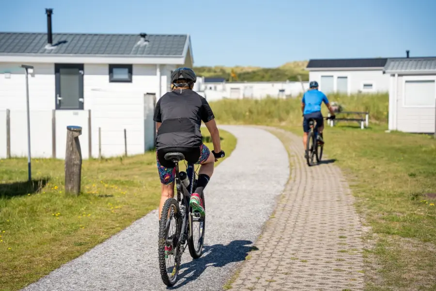 Mountainbiken Camping Ameland Duinoord