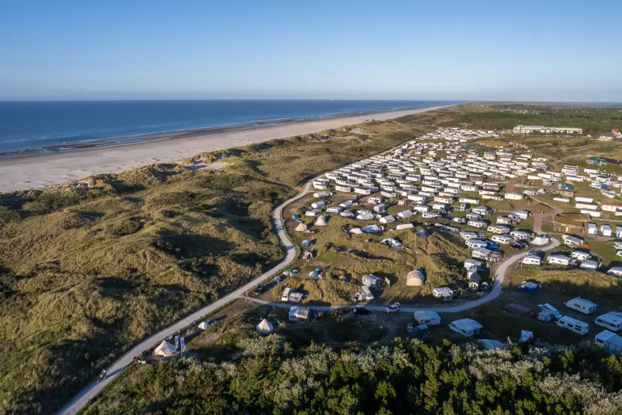 Camping aan zee Ameland