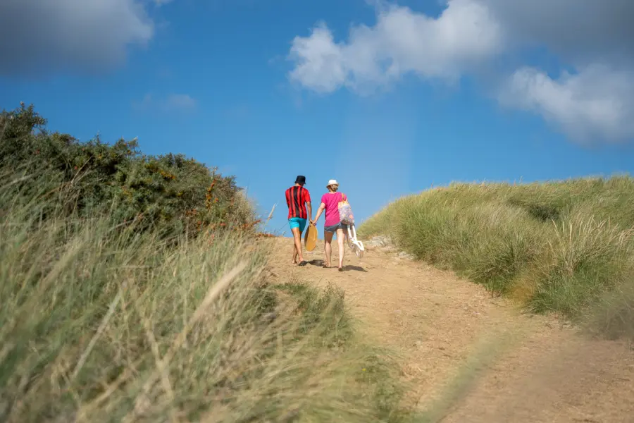 Camping dichtbij het strand Ameland