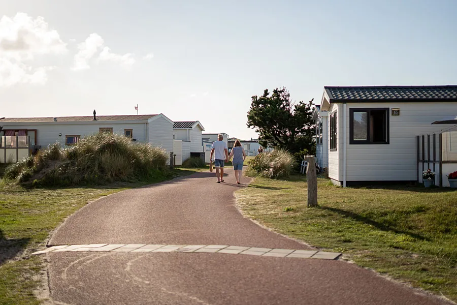 Chalet campingplatz in holland direkt am meer