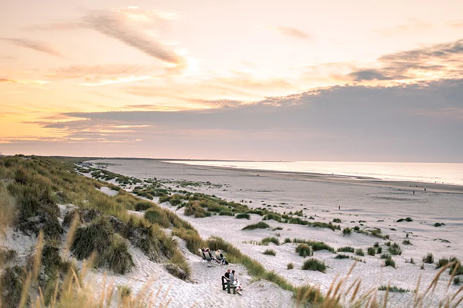 Strandcamping duinoord ameland strand