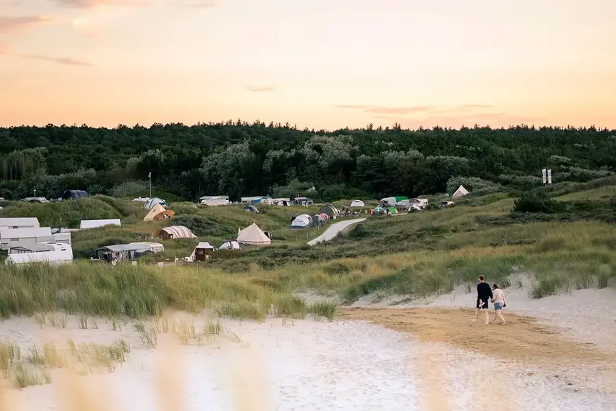 Glamping aan zee